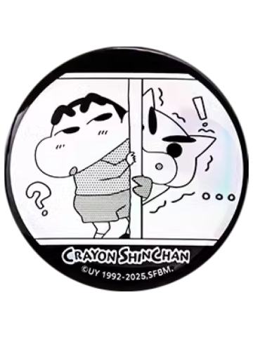 野原新之助&肥嘟嘟左卫门c(漫画主题)-EAKI百变吧唧