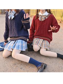 学院风毛衣-资料图