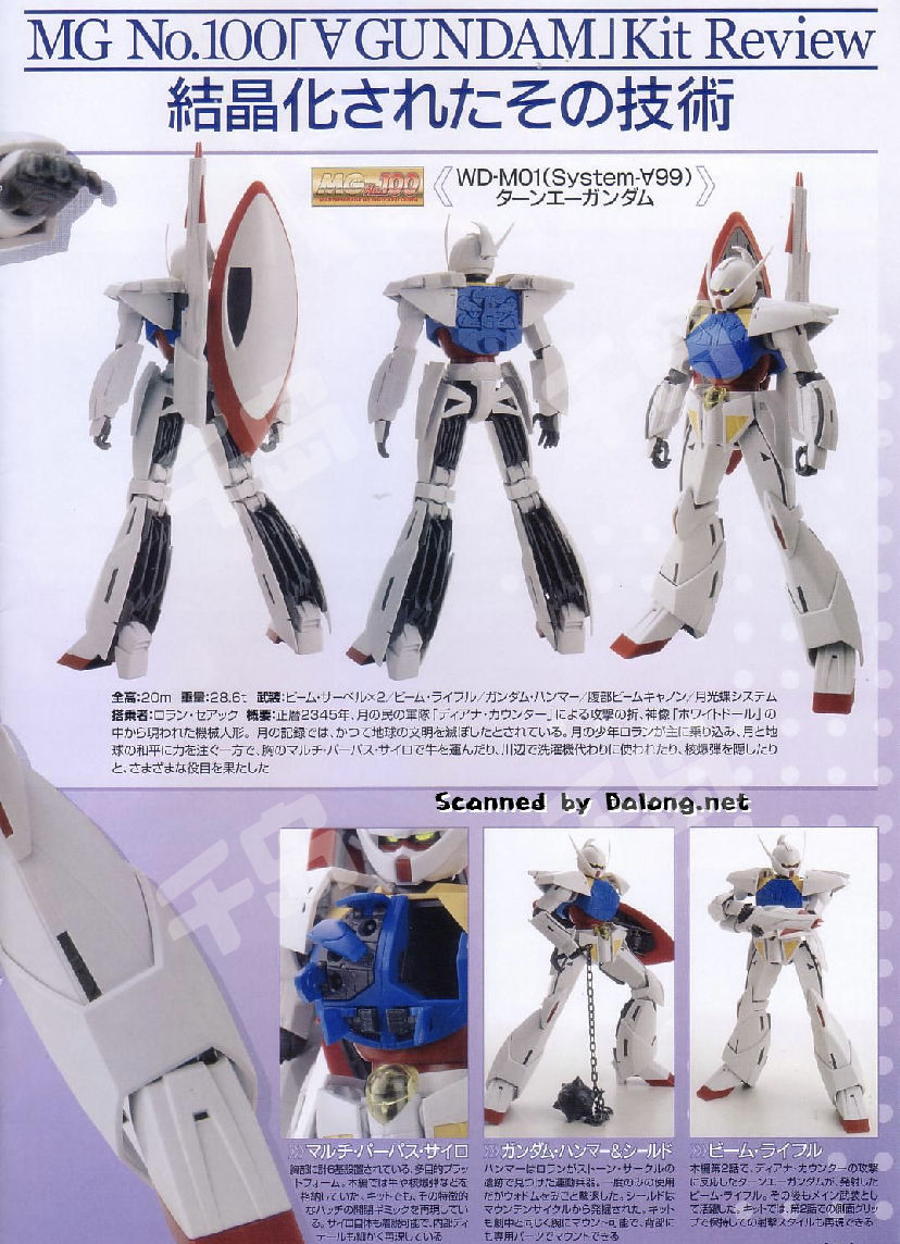 MG SYSTEM-∀99 Turn A高达月光蝶Ver | 天猫PB限时售卖- 2999天