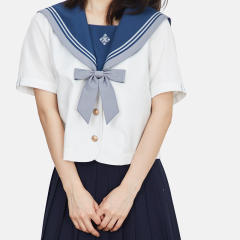 泡泡袖水手服-资料图