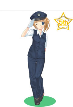 Tetsudou Musume Premium Series 久慈爱丽丝 Variation Ver.-资料图