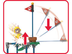 K'NEX Super Mario Building Set 玛丽奥 跳跳鼠 Cat Mario-资料图