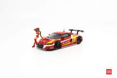 Audi R8 LMS EVA RT Production Model Type-02 X Works with Race Queen Figure