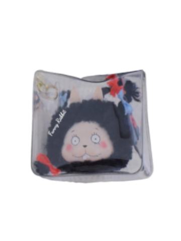 小魔女蒙娜兔兔头钥匙扣