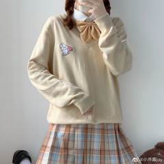 软萌兔套头毛衣-资料图