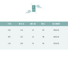 大宋摩登系列两片裙复刻-资料图