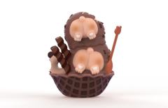 巧克力华夫熊双球-资料图