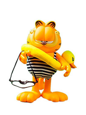 加菲猫 - 大师系列12（游泳黑）