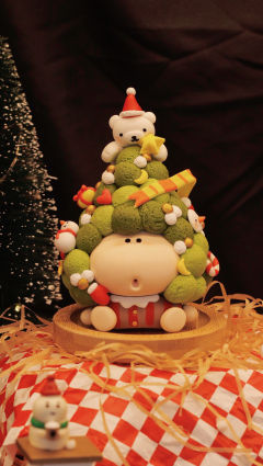 西兰花圣诞树-资料图