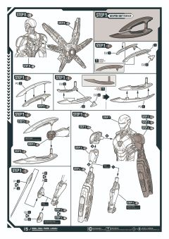 复仇者联盟1/9拼装系列 钢铁侠MK85-资料图