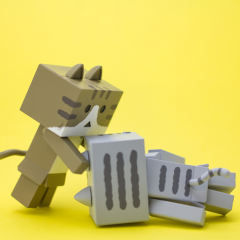Nyanboard Figure Collection 2 阿楞 Tabby(gray)-资料图