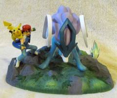 Diorama 雪拉比 皮卡丘 小智 水君 