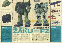1/144 高达0080模型系列 MS-06FZ 扎古Ⅱ改-资料图