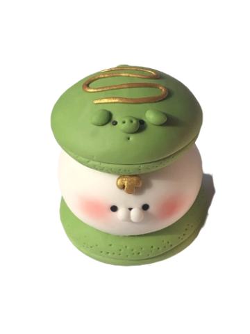 抹茶猪猪海豹马卡龙