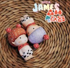 森林菇影红魔菇-蓝色-资料图