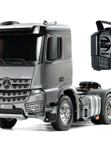 1/14 电动RC大卡车系列 TRACTOR TRUCK MERCEDES-BENZ AROCS 3363 6x4 CLASSICSPACE (LIGHT GUN METAL EDITION) FULL OPERATION KIT