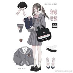 樱冶女子 制服包-资料图