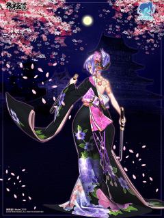 御模道原创机娘系列 寄夜 和服配件包-资料图