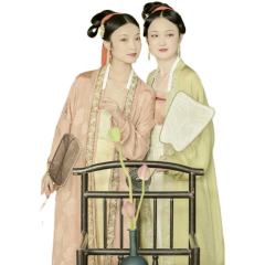 手绣领抹莲花生宋褙子-资料图