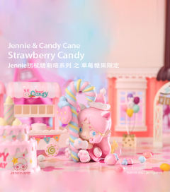 品牌Jennyland：Jennie拐杖糖萌喵系列之草莓糖果限定
