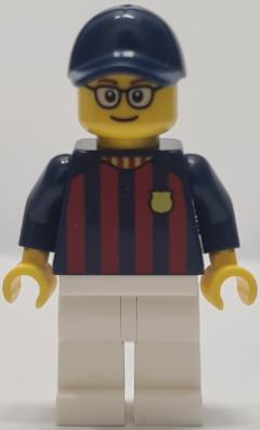 Soccer Fan - FC Barcelona, Male, White Legs