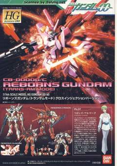 HG00 CB-0000G/C 再生高达 再生加农 Trans-Am 模式-资料图