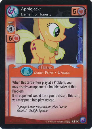 Applejack, Element of Honesty