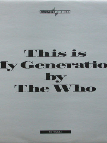 This Is My Generation