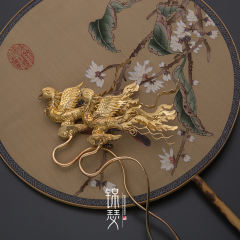 大明风云录·铜胎錾刻镀金凤簪 