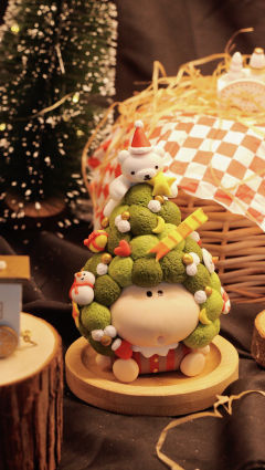 西兰花圣诞树-资料图