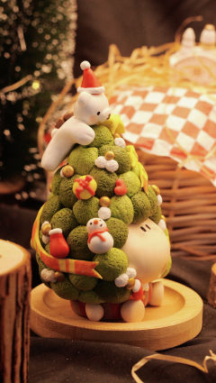 西兰花圣诞树-资料图