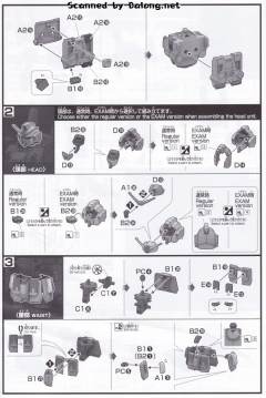 HGUC RX-79BD-2 蓝色命运二号机 EXAM 金属色-资料图