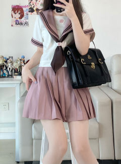 基础款校供感短袖夏服套装-资料图