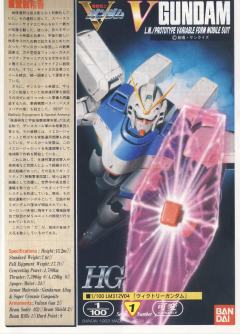 1/100 HG V高达系列 LM312V04 V高达-资料图