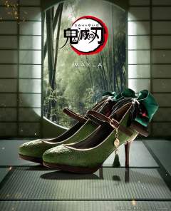 MAYLA舞乐 鬼灭之刃联名款 高跟鞋-资料图