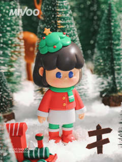 米呜呜圣诞树-资料图