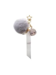 中岛敦-毛球丝带挂件