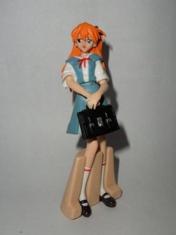 HGIF Evangelion File 04 - Sadamoto Yoshiyuki Collection 惣流·明日香·兰格雷 School bag ver.