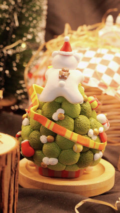 西兰花圣诞树-资料图