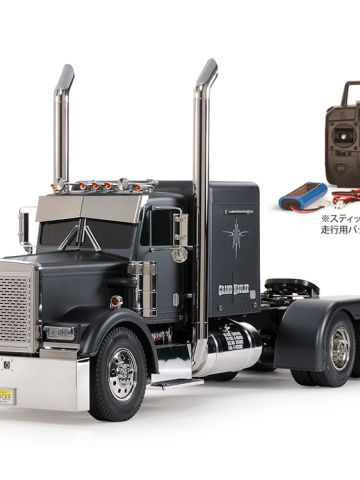 1/14 电动RC大卡车系列 TRACTOR TRUCK GRAND HAULER (MATTE BLACK EDITION) FULL OPERATION KIT