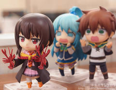 粘土人 #851 豆助 惠惠 School Uniform Ver.-资料图