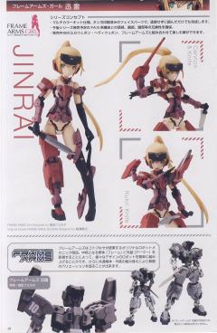 Frame Arms 迅雷 Fresh Skin Limbs Append-资料图