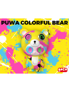 PUWA COLORFUL BEAR 彩色熊