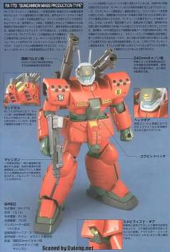 HGUC RX-77D 量产型钢加农-资料图