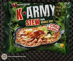 K-Army Stew Style Noodle Soup With Chili Beans