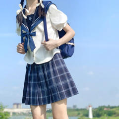 泡泡袖水手服-资料图
