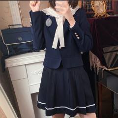 胶印徽章绀色西服-资料图