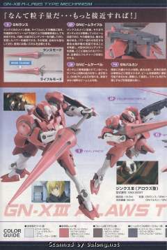 HG00 GNX-609T 厄运式Ⅲ A-LAWS配属机-资料图