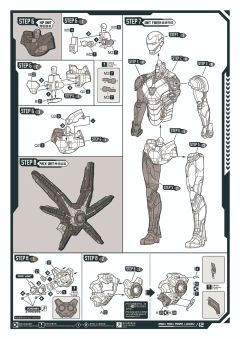 复仇者联盟1/9拼装系列 钢铁侠MK85-资料图