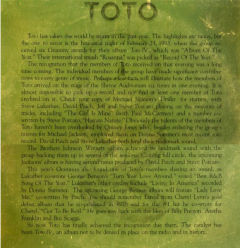 Toto IV Sampler